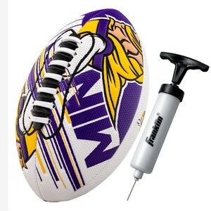 NFL Minnesota Vikings Franklin Football with Pump